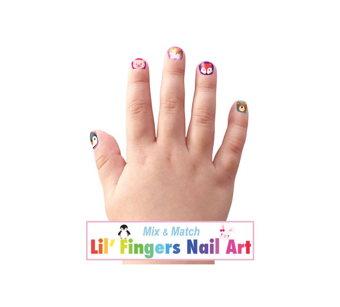 Lil’ Fingers Nail Art | Animal Friends