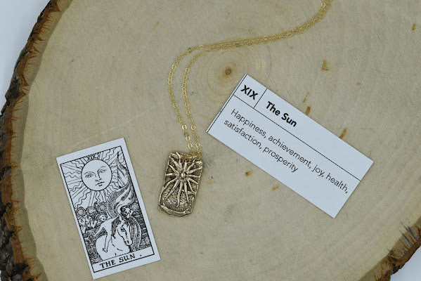 The Sun Tarot Necklace