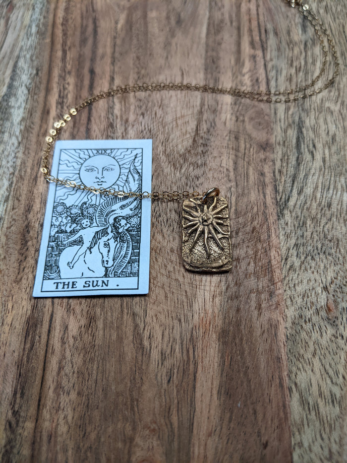 The Sun Tarot Necklace